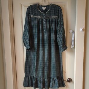 Plaid Flannel Nightgown